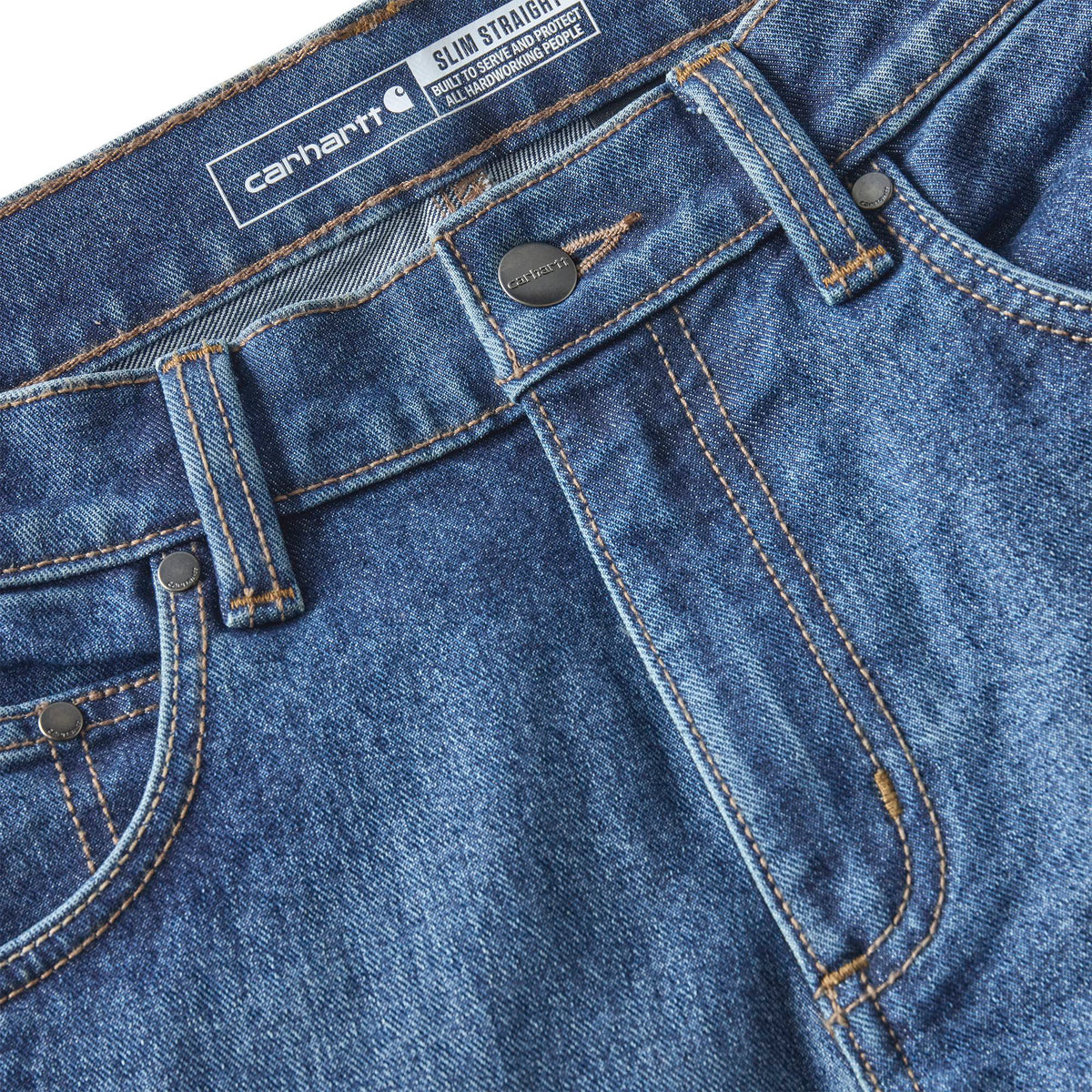 Carhartt Men's Slim Fit Straight Leg Rugged Flex Jean Pants Carhartt
