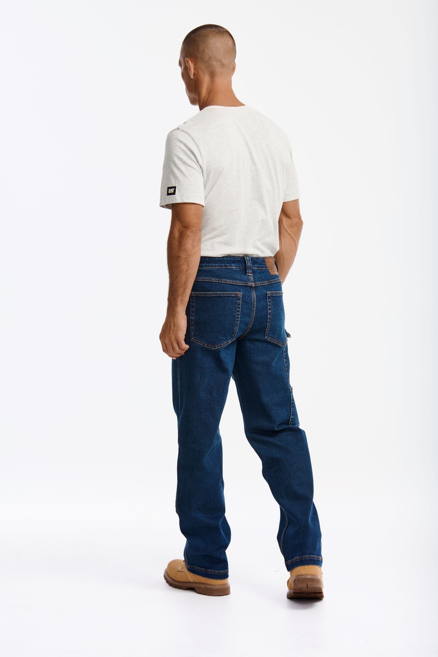 CAT Men's D3 Double Front Relaxed Fit Carpenter Jean - Work World