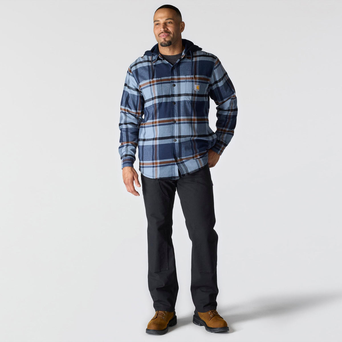 Carhartt Men's Rugged Flex Fleece Lined Long Sleeve Flannel Shirt Jac - Work World - Workwear, Work Boots, Safety Gear