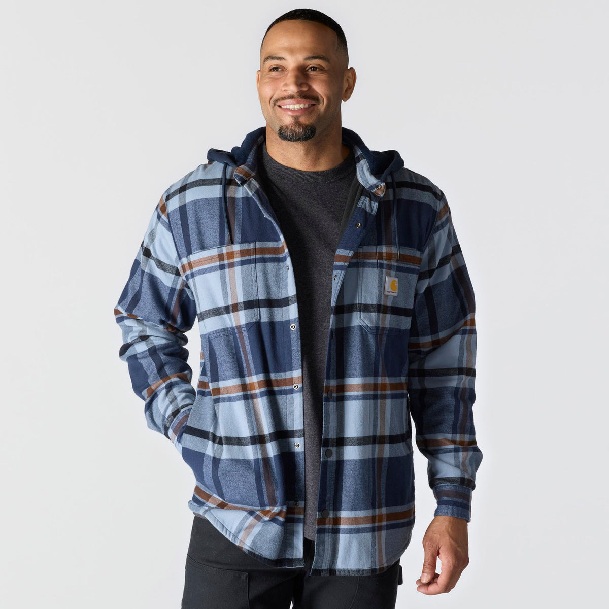 Carhartt Men's Rugged Flex Fleece Lined Long Sleeve Flannel Shirt Jac - Work World - Workwear, Work Boots, Safety Gear