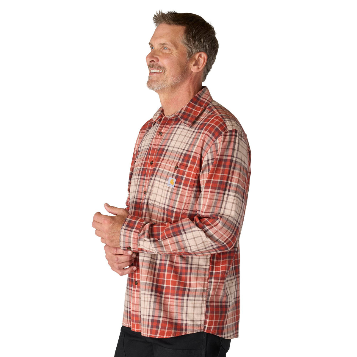 Carhartt Men's Rugged Flex® Relaxed Fit Lightweight Long Sleeve Work Shirt - Work World - Workwear, Work Boots, Safety Gear