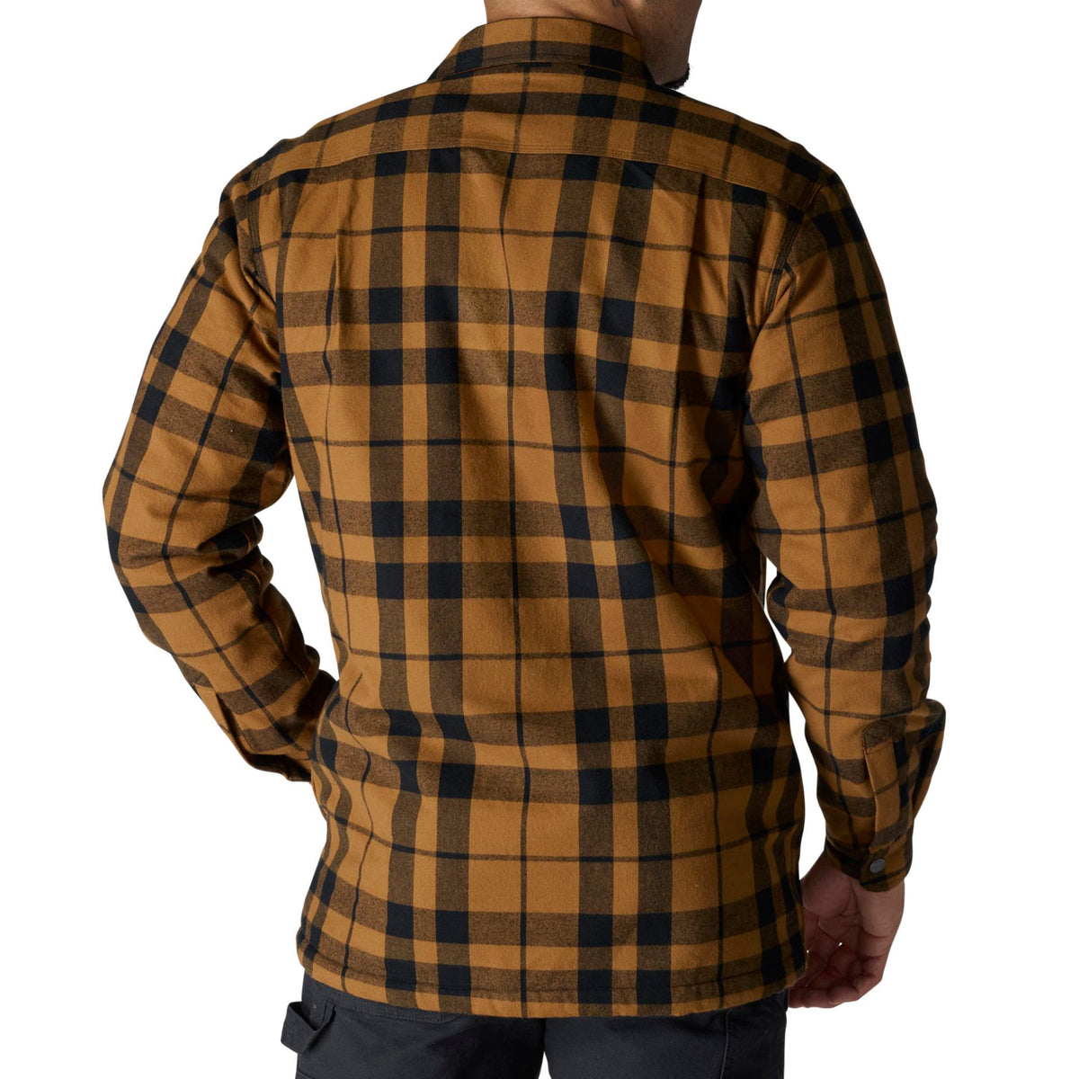 Carhartt Men's Relaxed Fit Sherpa-Lined Long Sleeve Flannel Shirt Jac - Work World - Workwear, Work Boots, Safety Gear