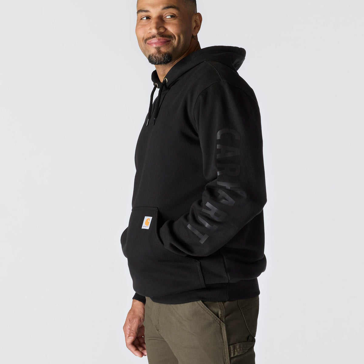 Carhartt Men's Rain Defender® Loose Fit Midweight Logo Graphic Sweatshirt - Work World - Workwear, Work Boots, Safety Gear