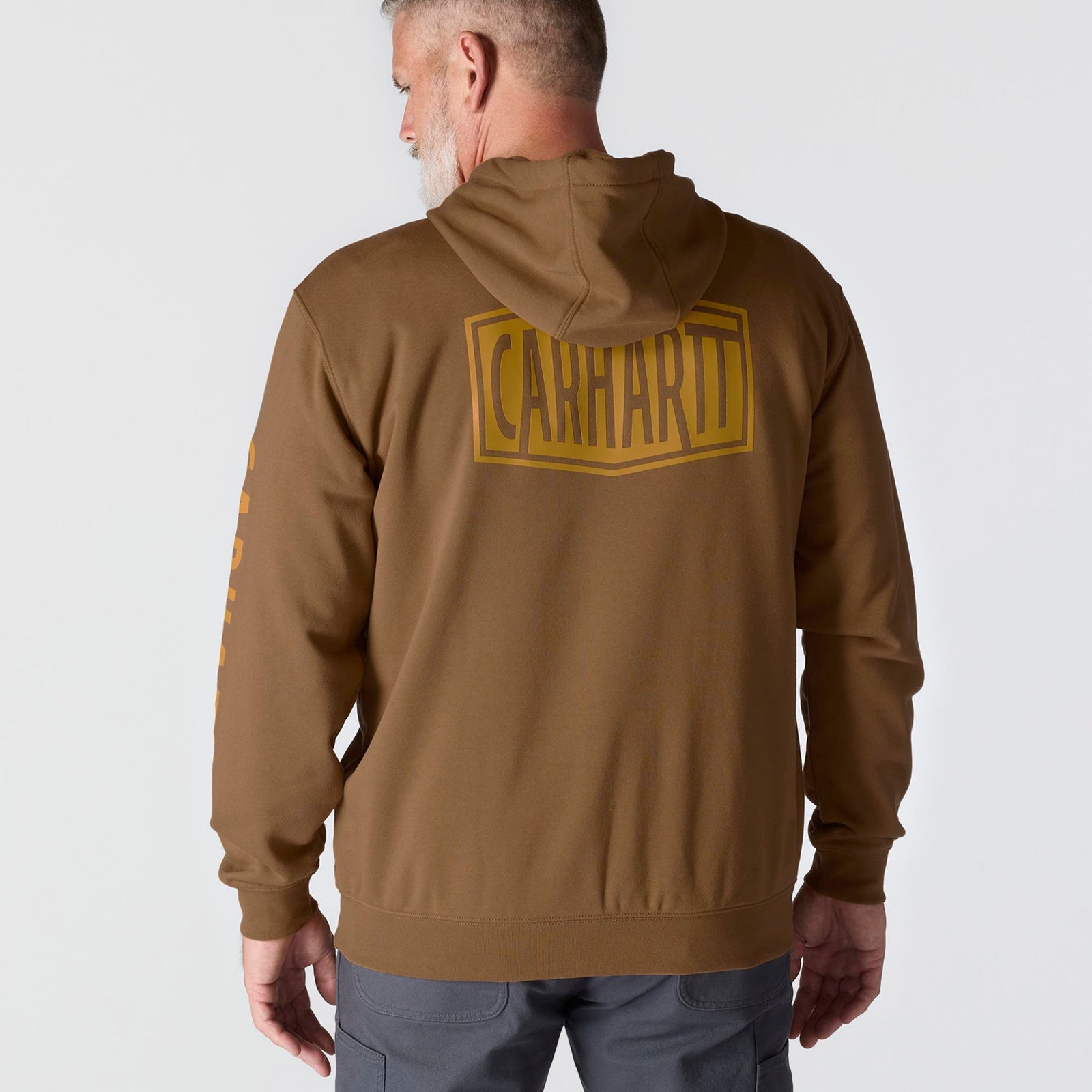 Carhartt Men's Rain Defender® Loose Fit Midweight Logo Graphic Sweatshirt - Work World - Workwear, Work Boots, Safety Gear