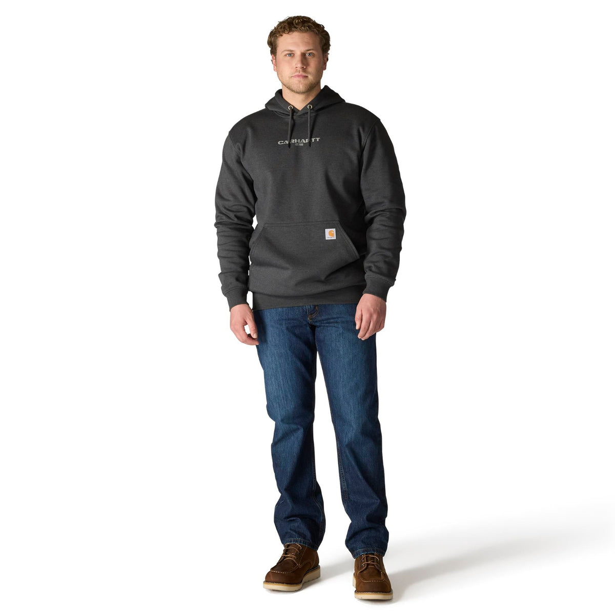 Carhartt Men's Rain Defender Loose Fit Midweight 1889 Graphic Sweatshirt - Work World - Workwear, Work Boots, Safety Gear