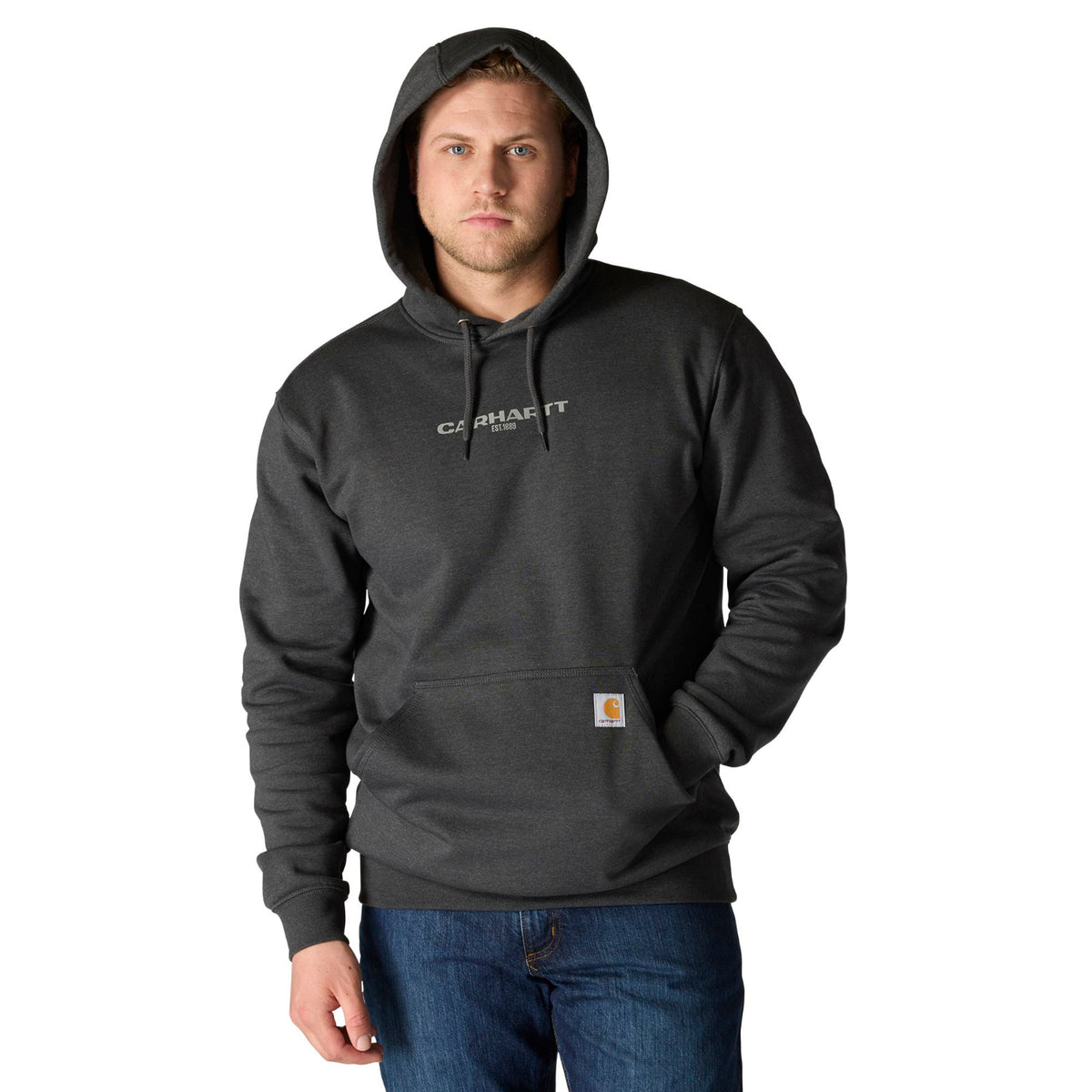 Carhartt Men's Rain Defender Loose Fit Midweight 1889 Graphic Sweatshirt - Work World - Workwear, Work Boots, Safety Gear