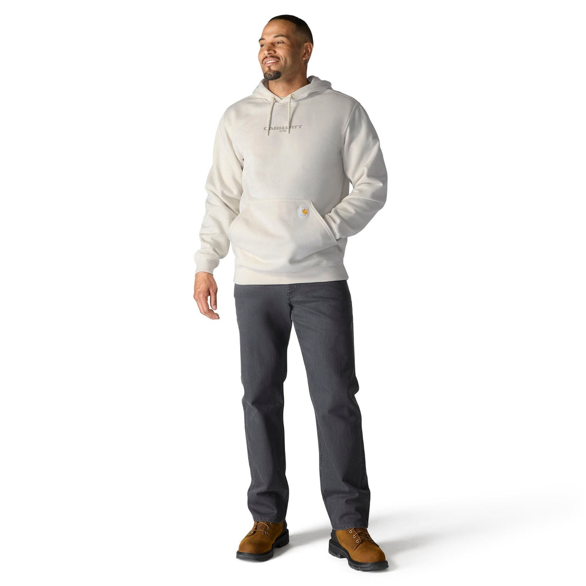 Carhartt Men's Rain Defender Loose Fit Midweight 1889 Graphic Sweatshirt - Work World - Workwear, Work Boots, Safety Gear