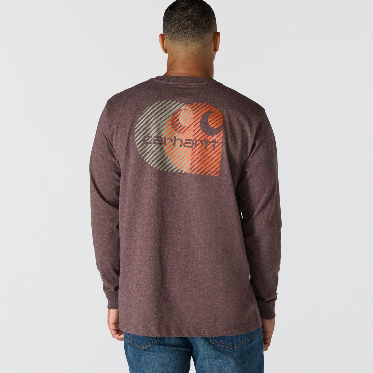 Carhartt Men's Relaxed Fit Heavyweight Pocket Long Sleeve Graphic T-Shirt - Work World - Workwear, Work Boots, Safety Gear