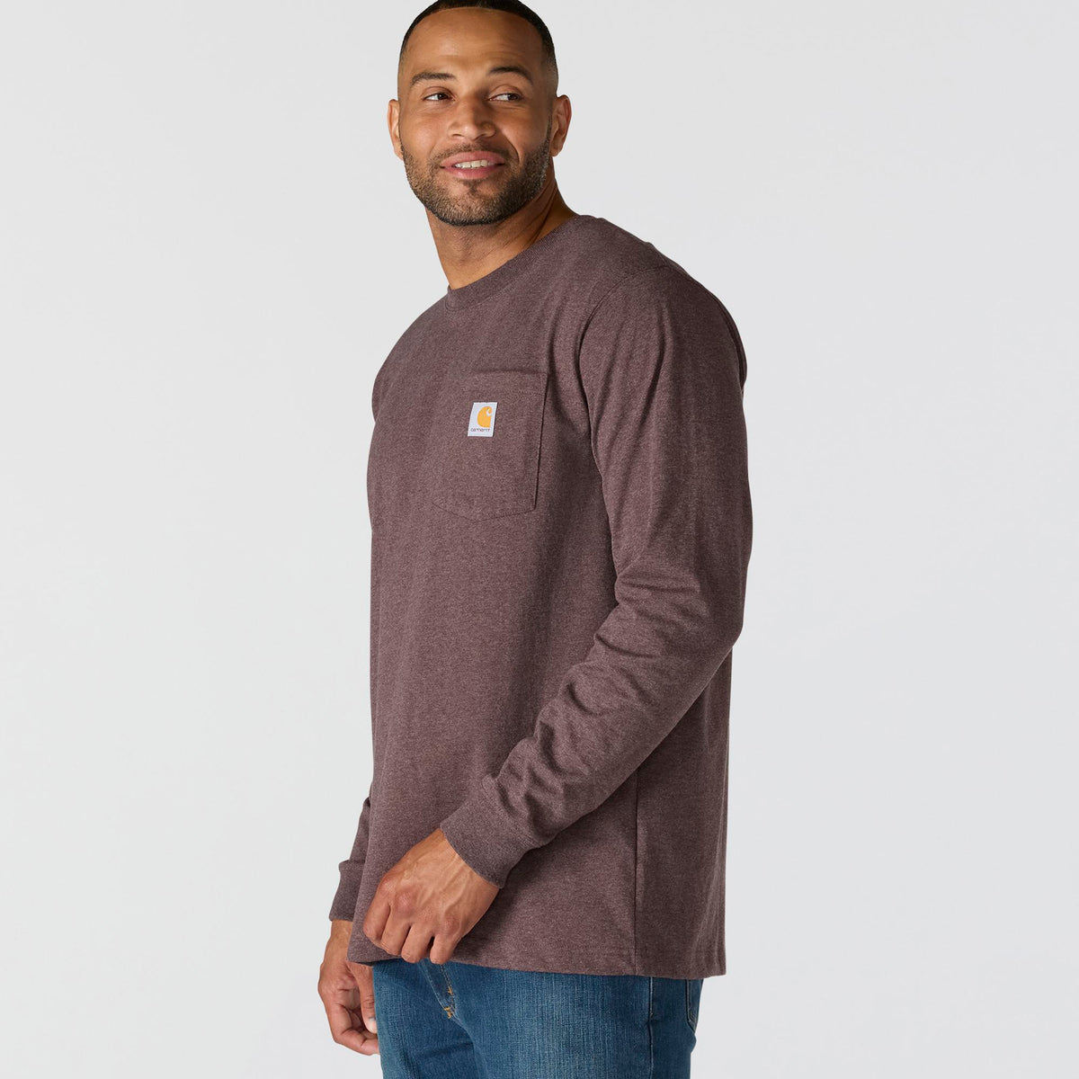Carhartt Men's Relaxed Fit Heavyweight Pocket Long Sleeve Graphic T-Shirt - Work World - Workwear, Work Boots, Safety Gear