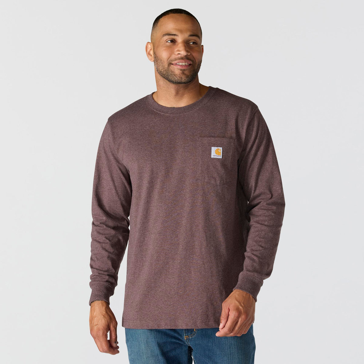Carhartt Men's Relaxed Fit Heavyweight Pocket Long Sleeve Graphic T-Shirt - Work World - Workwear, Work Boots, Safety Gear