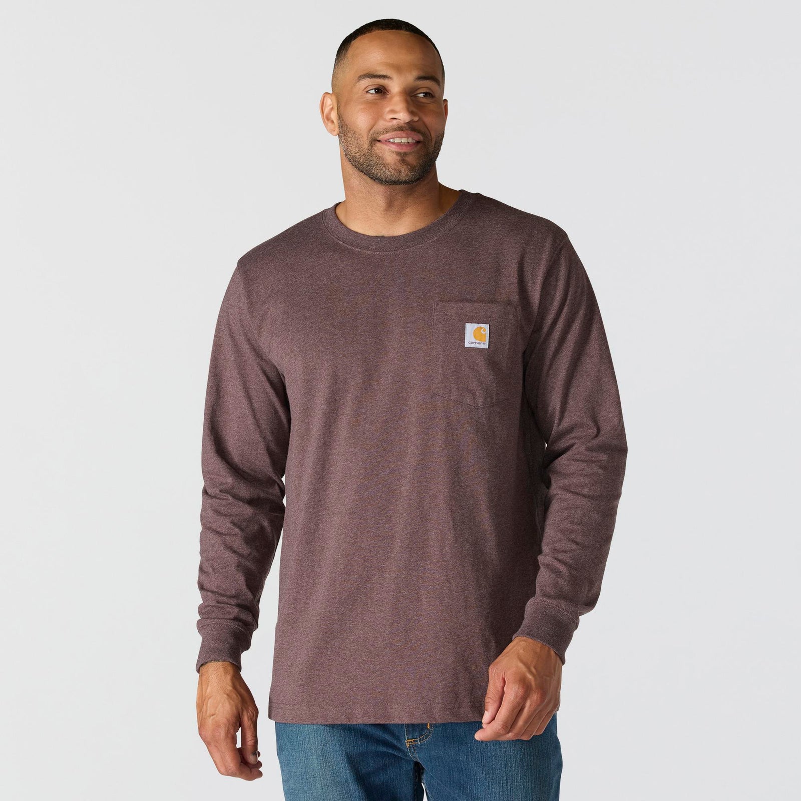 Carhartt Men's Relaxed Fit Heavyweight Pocket Long Sleeve Graphic T-Shirt - Work World - Workwear, Work Boots, Safety Gear