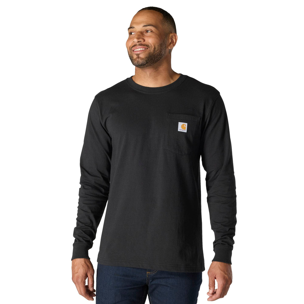 Carhartt Men's Relaxed Fit Heavyweight Pocket Long Sleeve Graphic T-Shirt - Work World - Workwear, Work Boots, Safety Gear