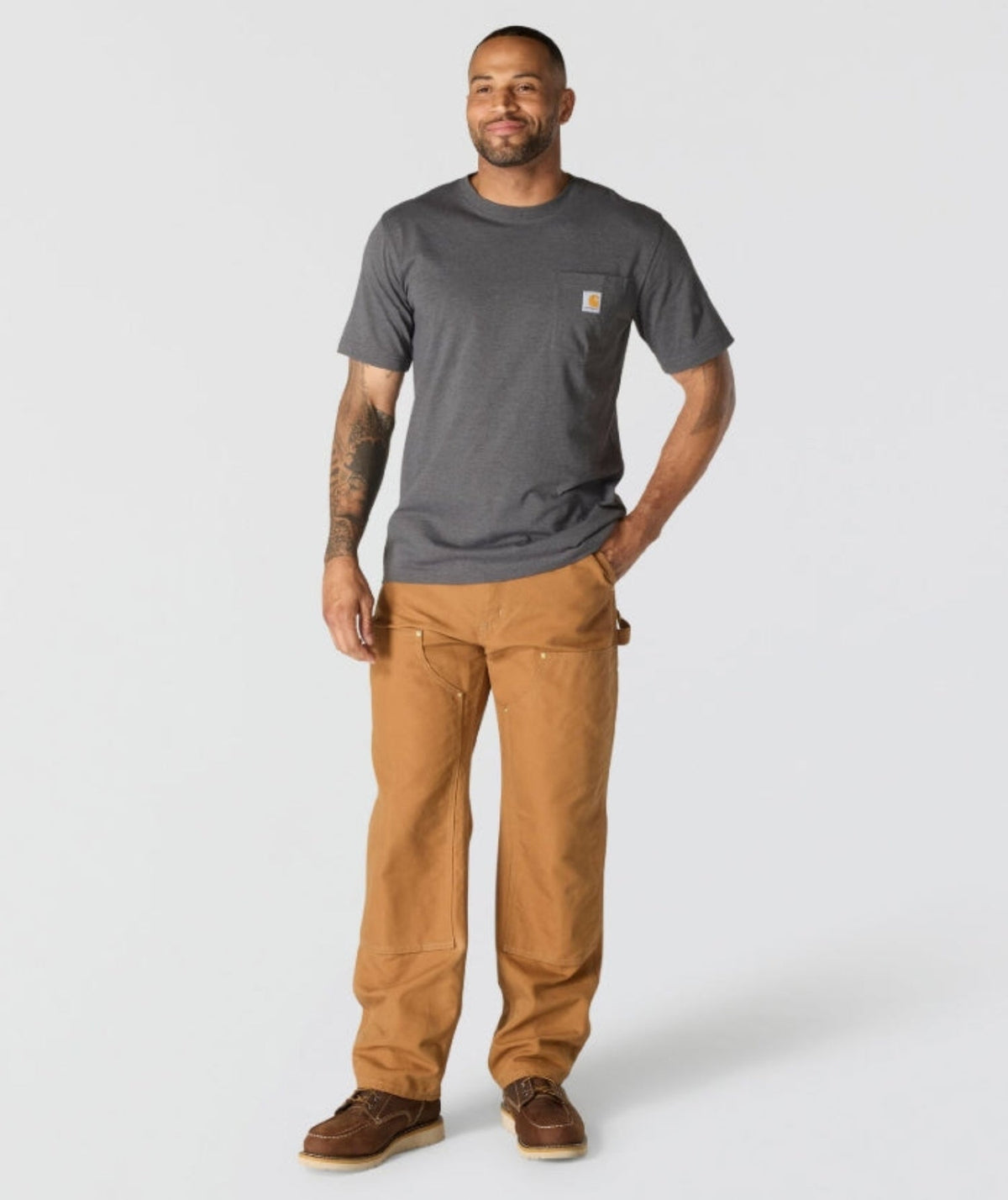 Carhartt Men's Relaxed Fit Pocket Quality Graphic Short Sleeve T-Shirt T-Shirts Carhartt