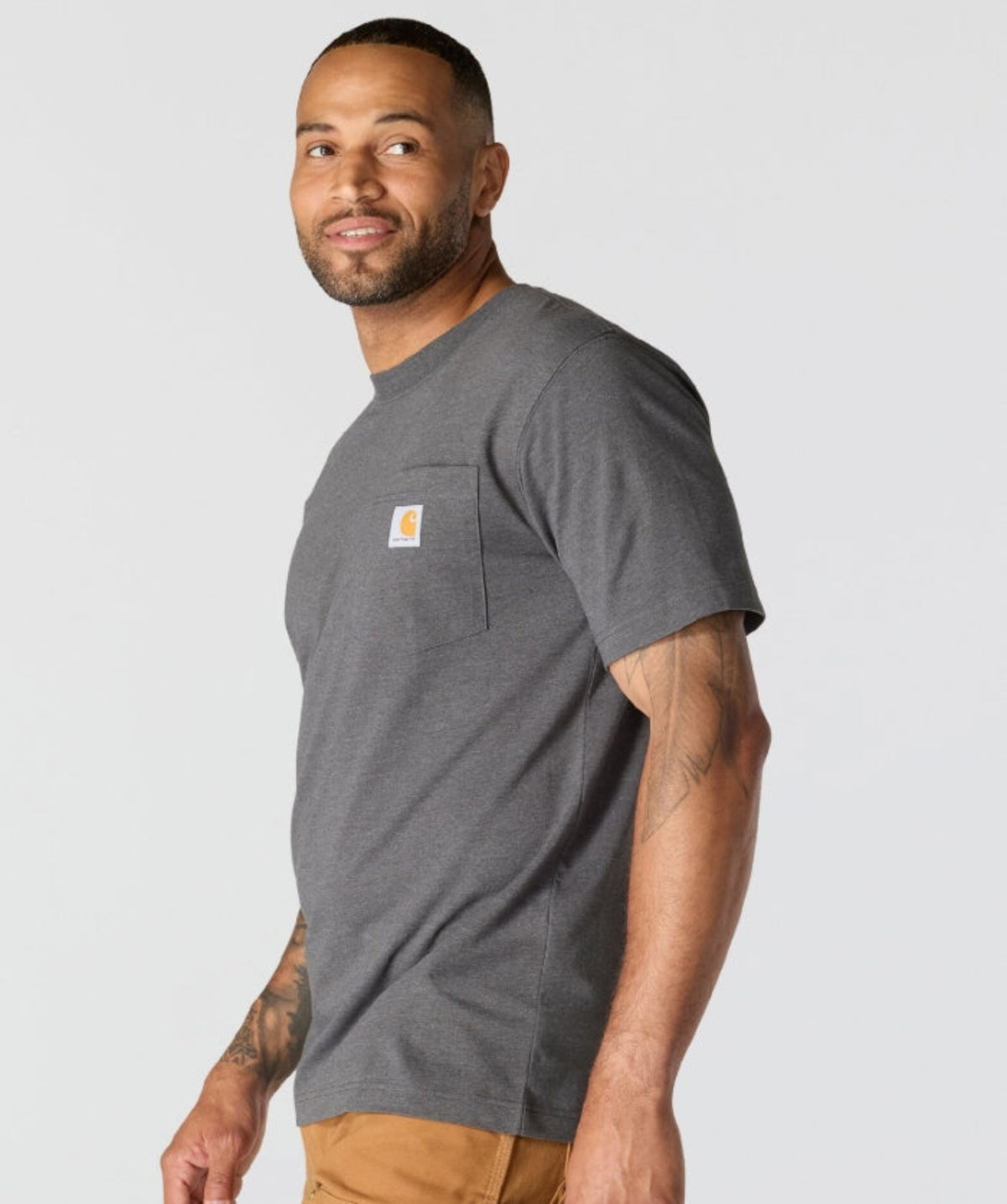 Carhartt Men's Relaxed Fit Pocket Quality Graphic Short Sleeve T-Shirt - Work World - Workwear, Work Boots, Safety Gear