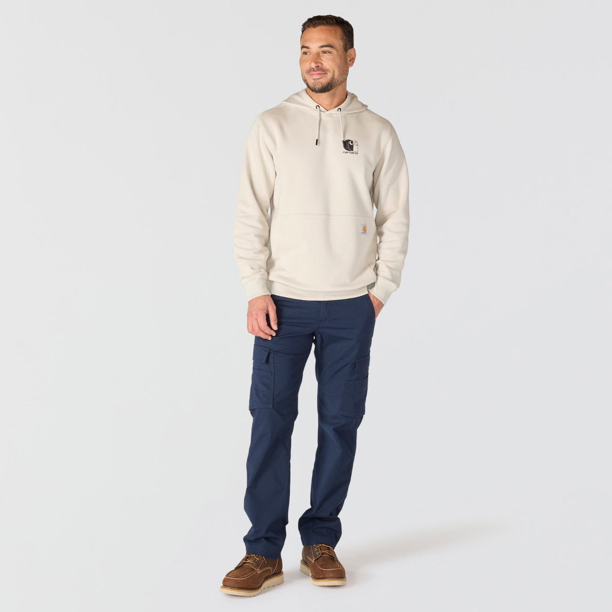 Carhartt Men's Force Relaxed Fit Logo Graphic Sweatshirt - Work World - Workwear, Work Boots, Safety Gear