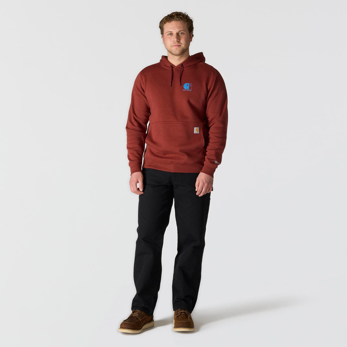 Carhartt Men's Force Relaxed Fit Logo Graphic Sweatshirt