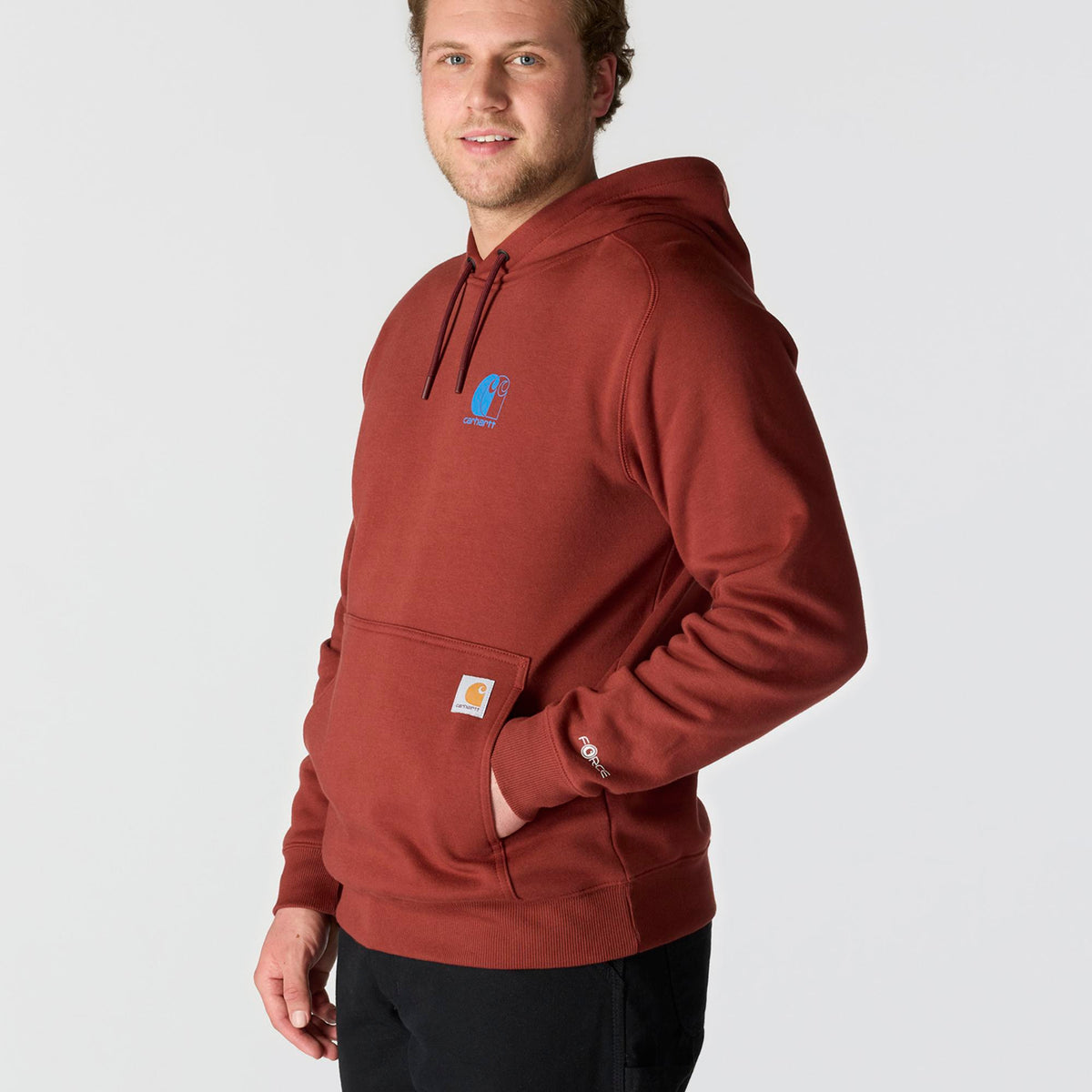 Carhartt Men's Force Relaxed Fit Logo Graphic Sweatshirt - Work World - Workwear, Work Boots, Safety Gear