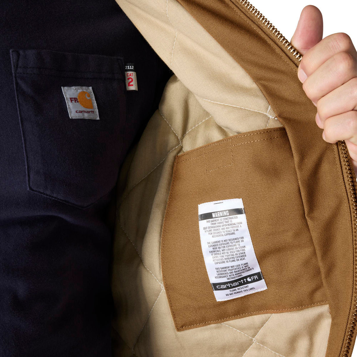 Carhartt Men's Flame Resistant Duck Insulated Active Jacket Jackets & Coats Carhartt