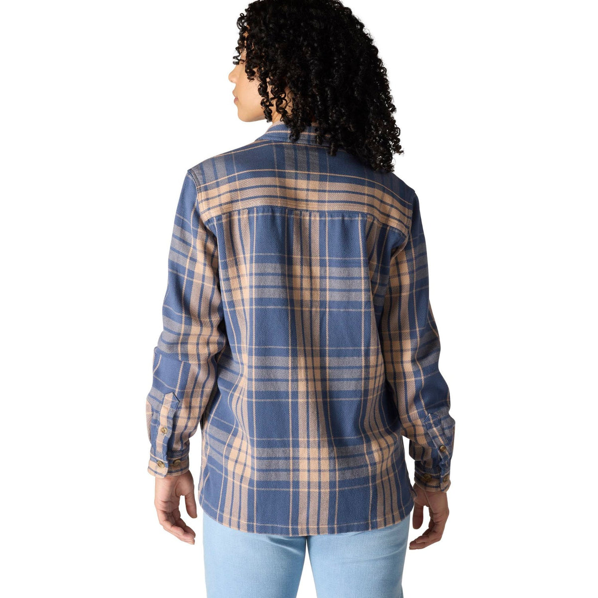 Carhartt Women's TENCEL™ Loose Fit Twill Plaid Long Sleeve Work Shirt Work Shirts Carhartt