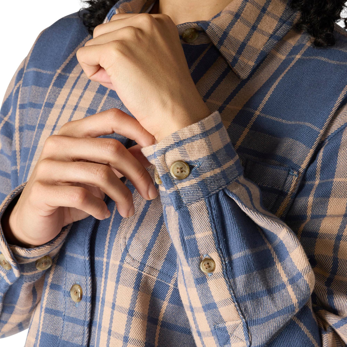 Carhartt Women's TENCEL™ Loose Fit Twill Plaid Long Sleeve Work Shirt - Work World - Workwear, Work Boots, Safety Gear