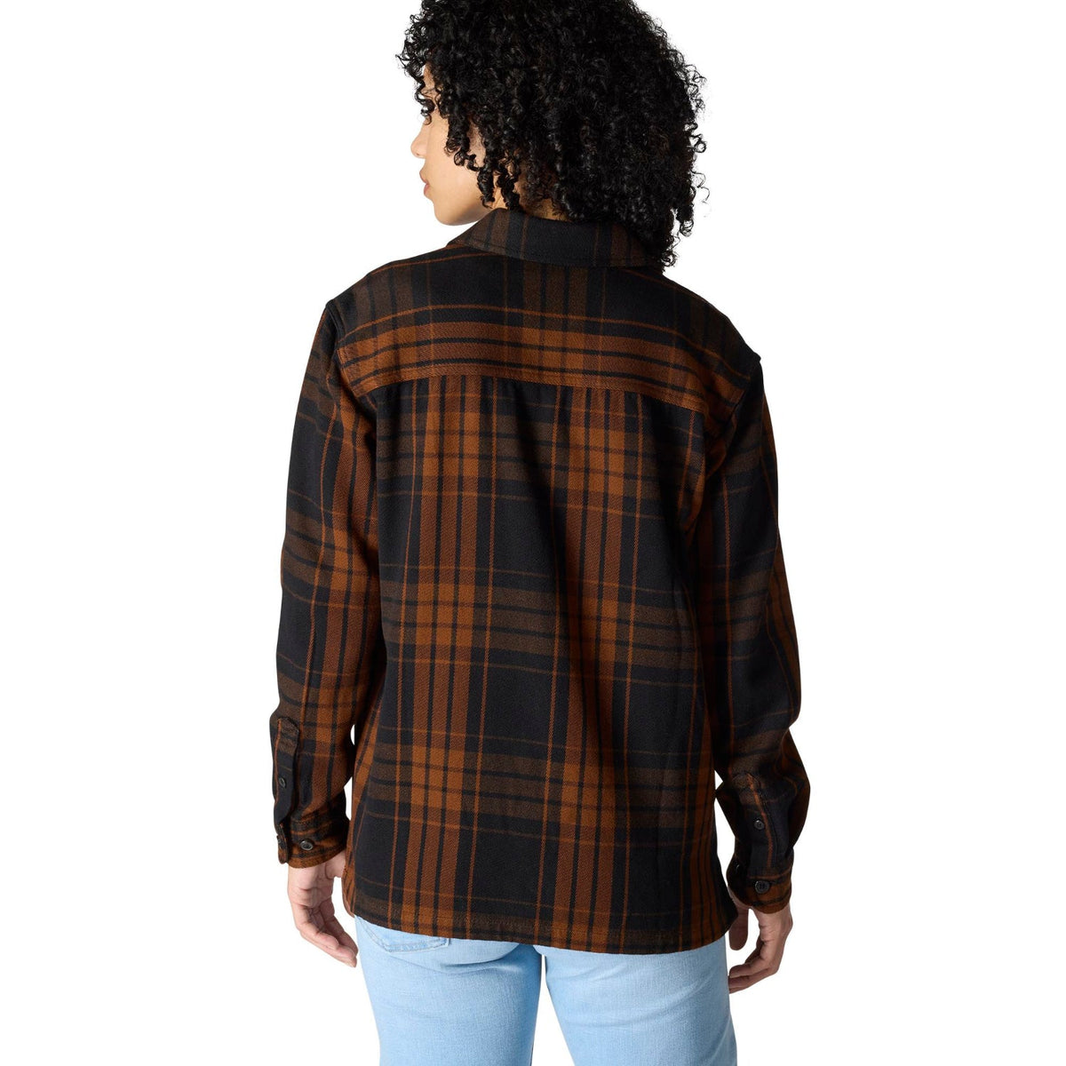 Carhartt Women's TENCEL™ Loose Fit Twill Plaid Long Sleeve Work Shirt Work Shirts Carhartt