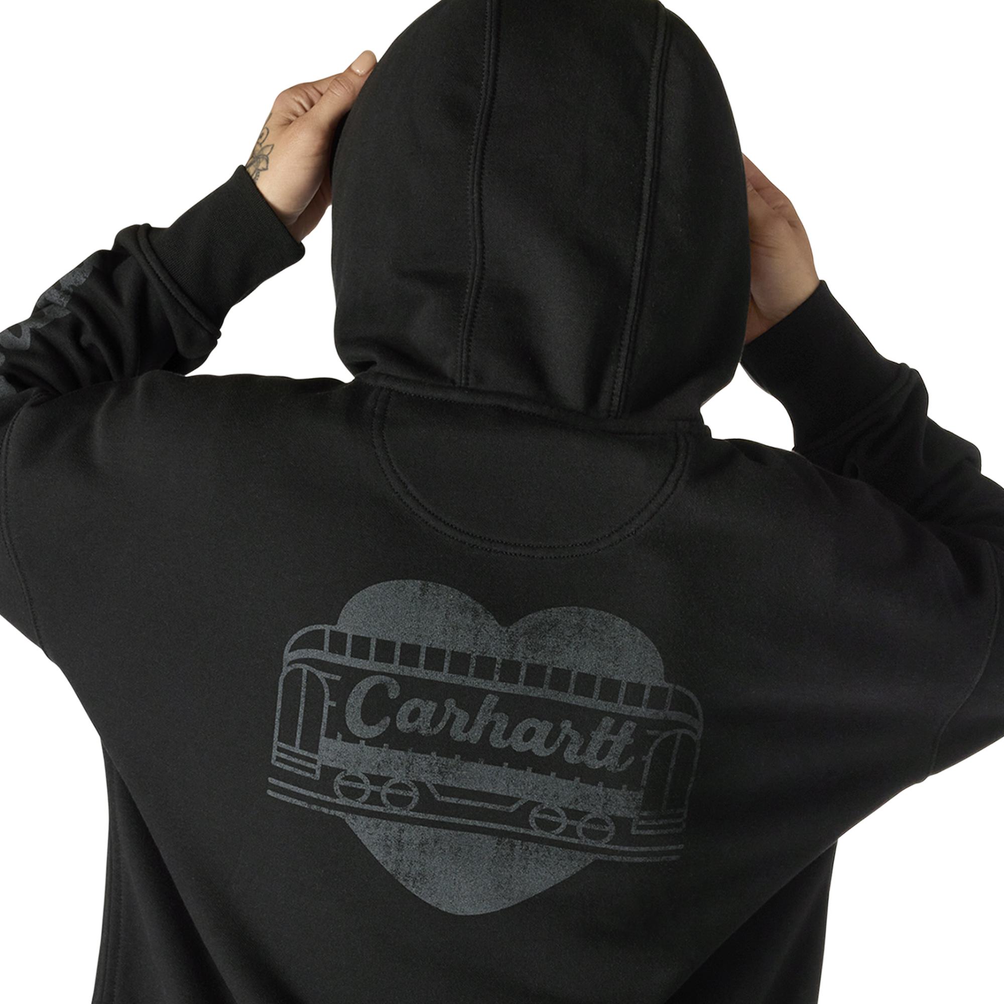Carhartt Women's Oversized Midweight Hooded Heart Graphic