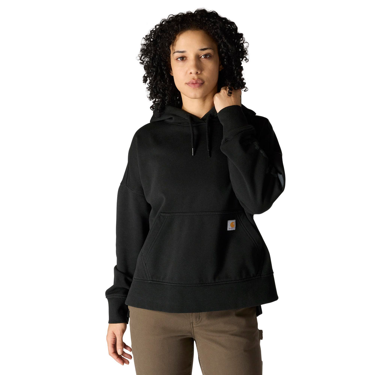 Carhartt Women's Oversized Midweight Hooded Heart Graphic Sweatshirt - Work World - Workwear, Work Boots, Safety Gear