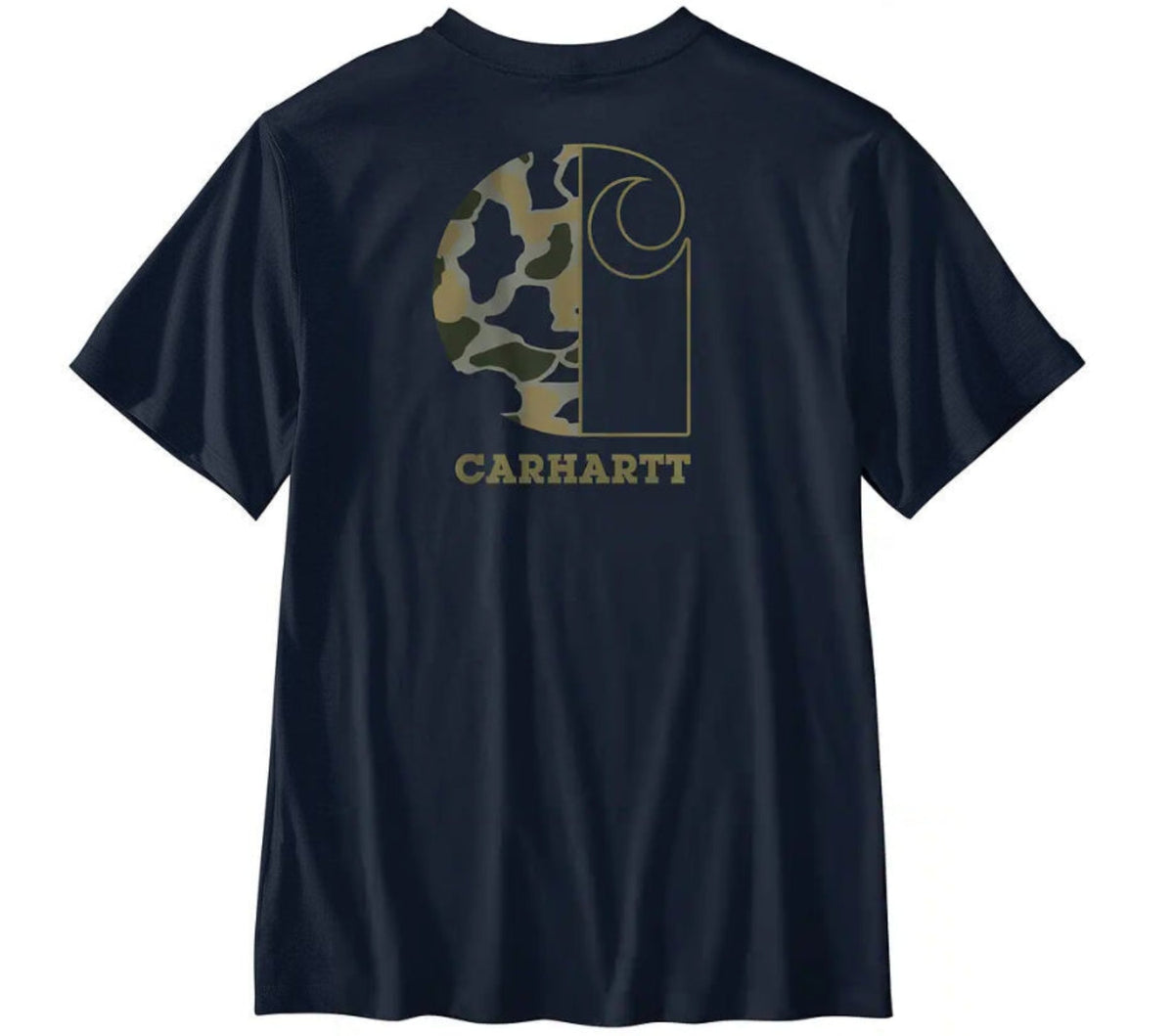 Carhartt Men's Relaxed Fit Short Sleeve Pocket Script Graphic Tee - Work World - Workwear, Work Boots, Safety Gear