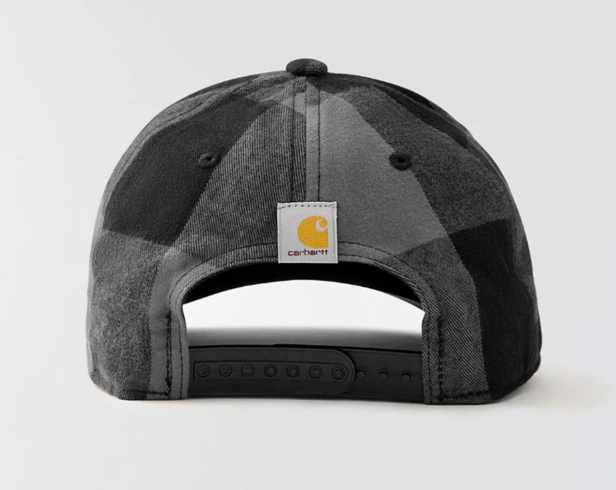 Carhartt Flannel Snapback Structured Logo Cap - Work World - Workwear, Work Boots, Safety Gear