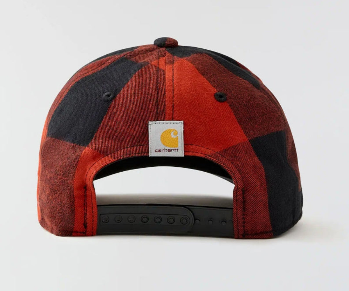 Carhartt Flannel Snapback Structured Logo Cap - Work World - Workwear, Work Boots, Safety Gear