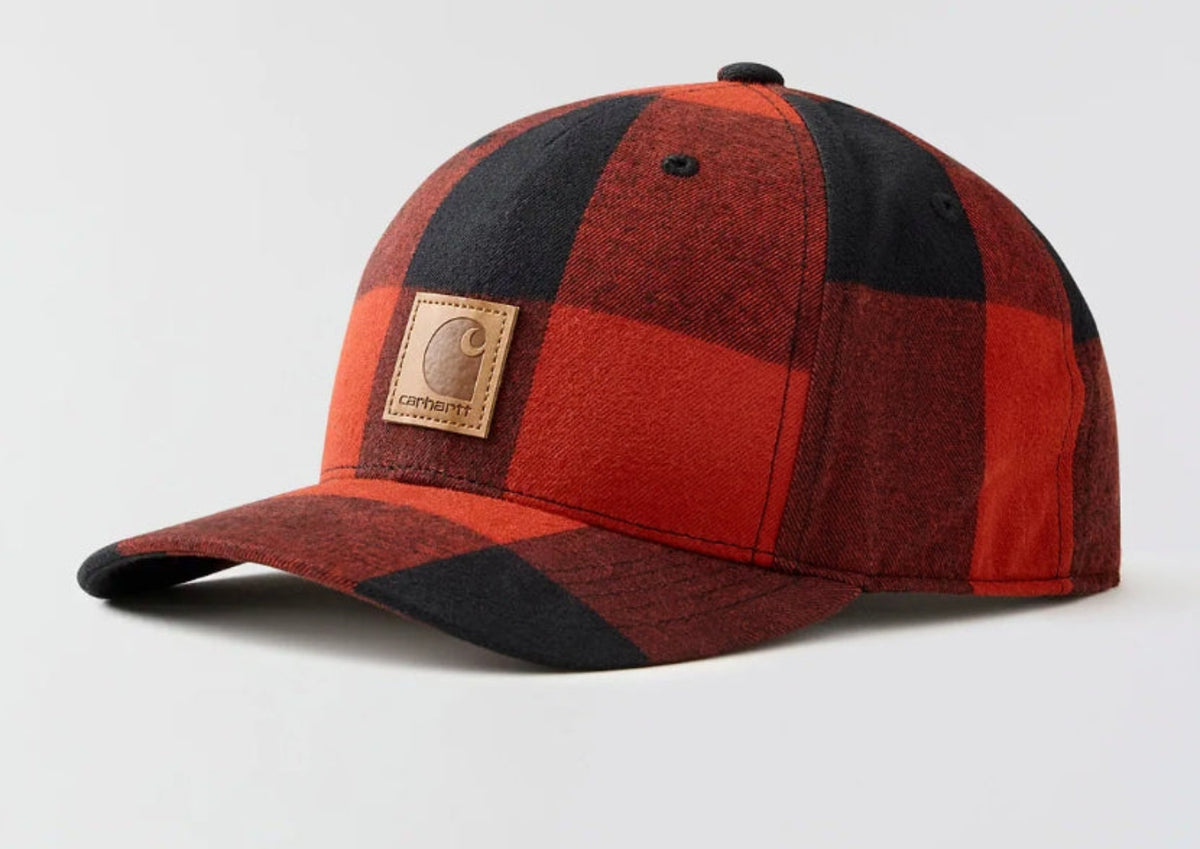 Carhartt Flannel Snapback Structured Logo Cap - Work World - Workwear, Work Boots, Safety Gear