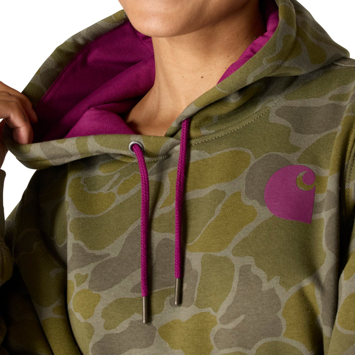 Carhartt Women's Relaxed Fit Midweight Logo Sleeve Graphic Sweatshirt - Work World - Workwear, Work Boots, Safety Gear