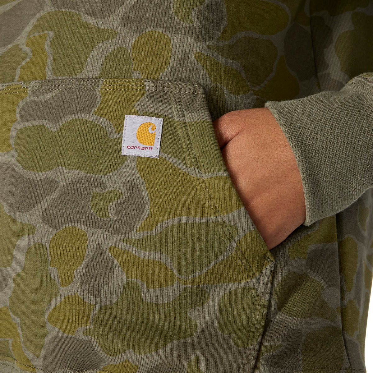 Carhartt Women's Relaxed Fit Midweight Logo Sleeve Graphic Sweatshirt - Work World - Workwear, Work Boots, Safety Gear