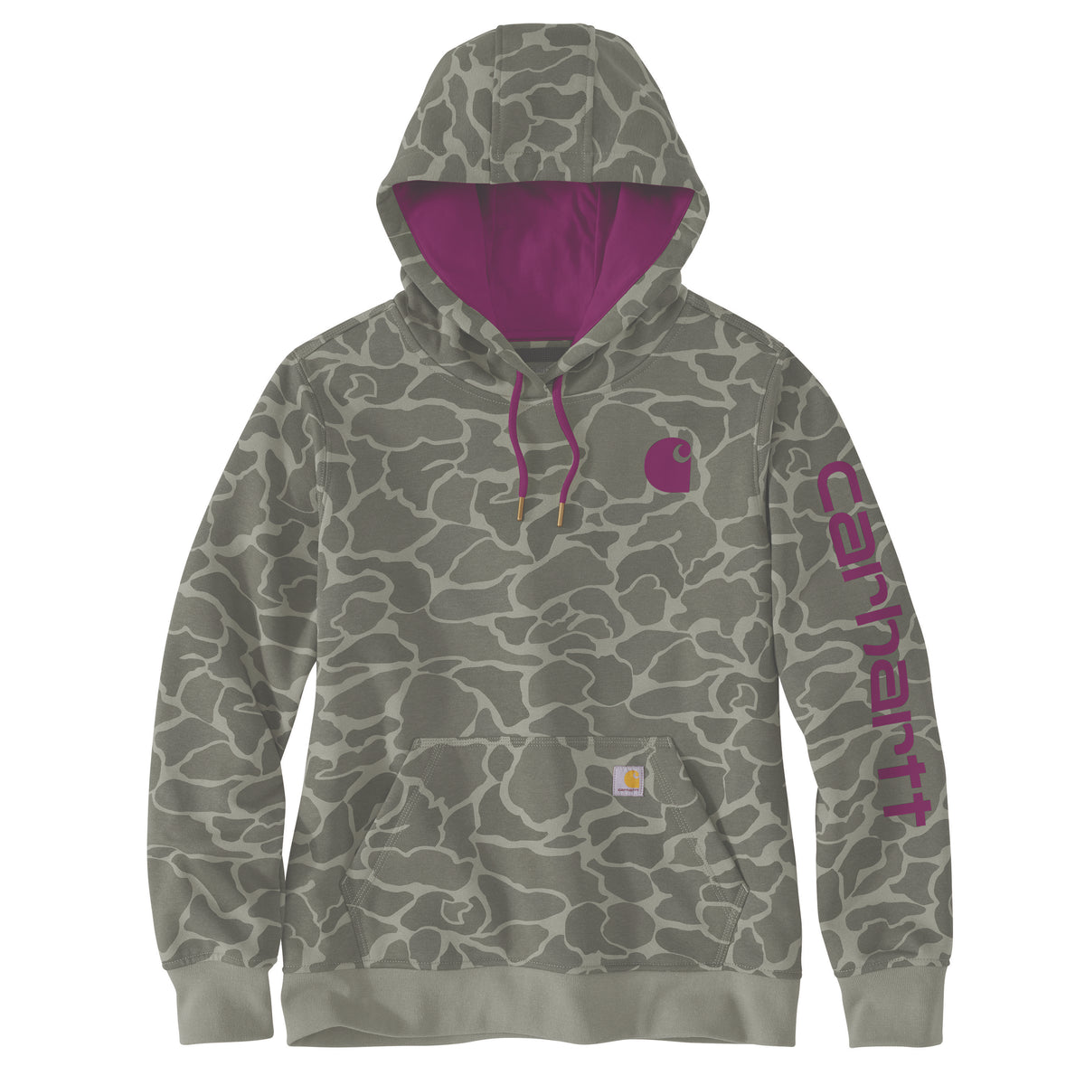 Carhartt Women's Relaxed Fit Midweight Logo Sleeve Graphic Sweatshirt - Work World - Workwear, Work Boots, Safety Gear