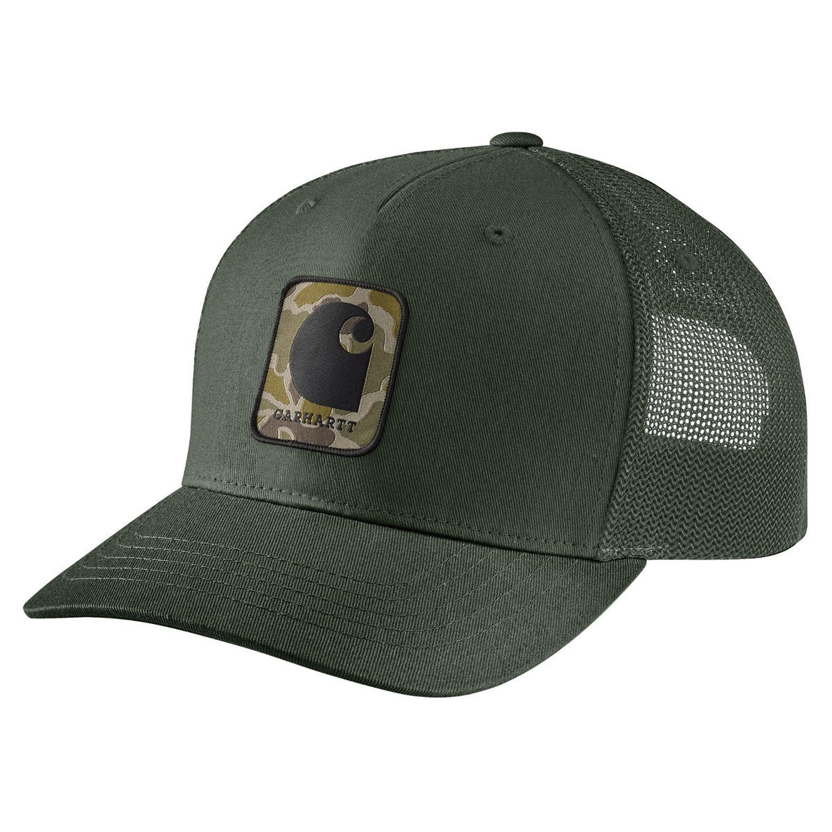 Carhartt Men's Rugged Flex Twill Meshback Camo Patch Cap - Work World - Workwear, Work Boots, Safety Gear