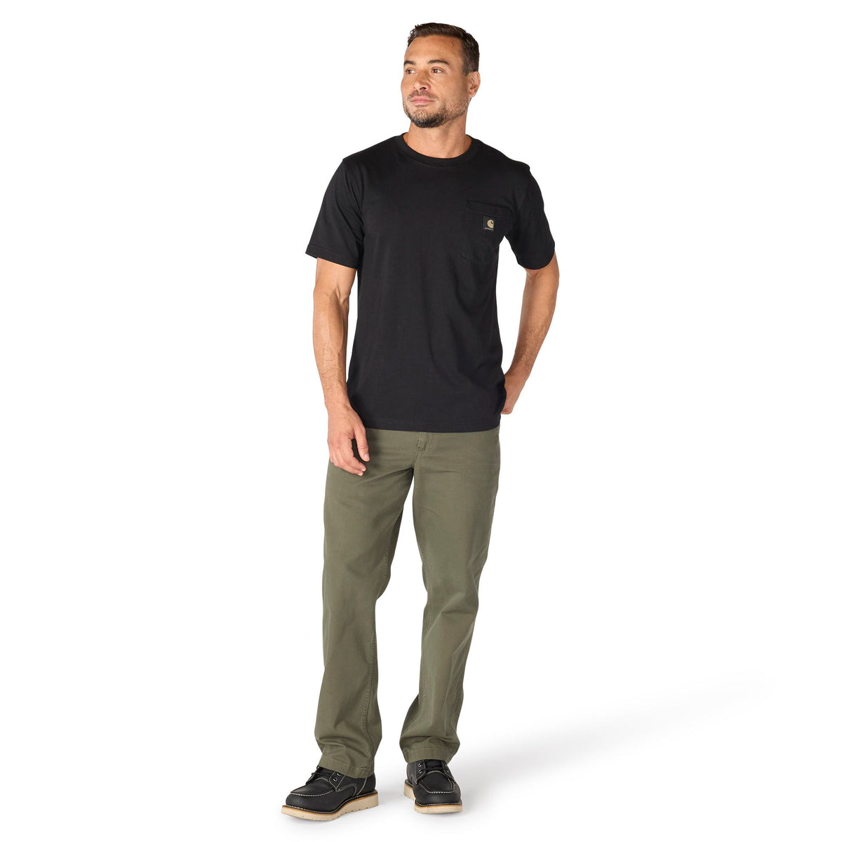 Carhartt Men's Irvine Relaxed Fit Block Camo Graphic T-Shirt T-Shirts Carhartt