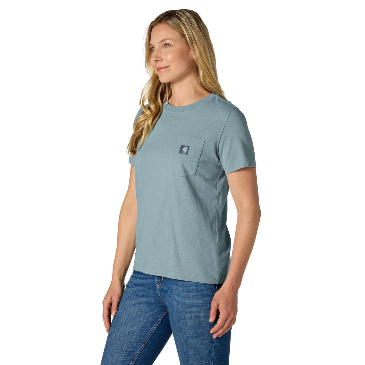 Carhartt Women's Relaxed Fit Lightweight Chest Pocket Short Sleeve T-Shirt T-Shirts Carhartt