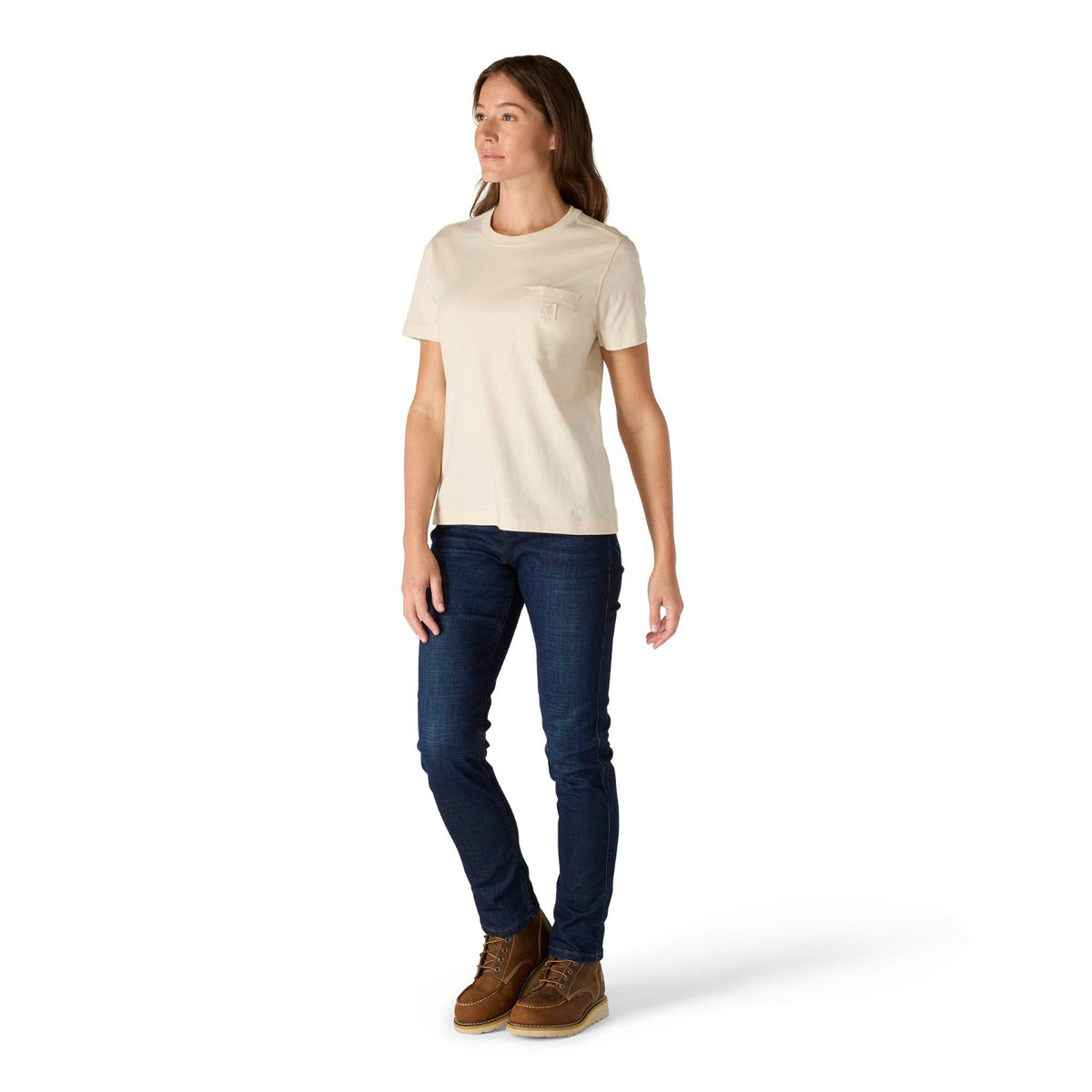 Carhartt Women's Relaxed Fit Short Sleeve Pocket Graphic-C Tee T-Shirts Carhartt