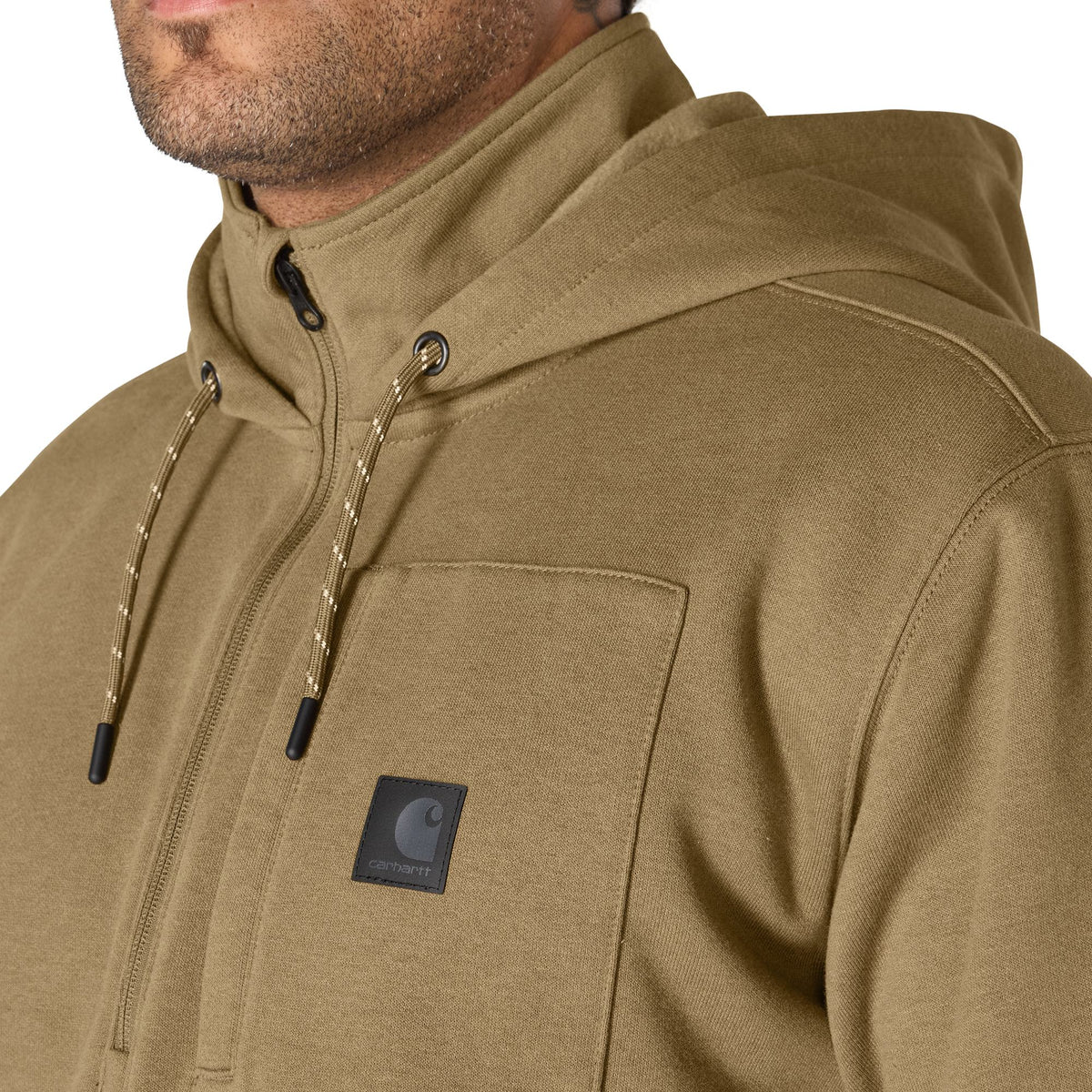 Carhartt Men's Steel Bridgeport Relaxed Fit 1/2 Zip Hoodie Sweatshirts & Hoodies Carhartt
