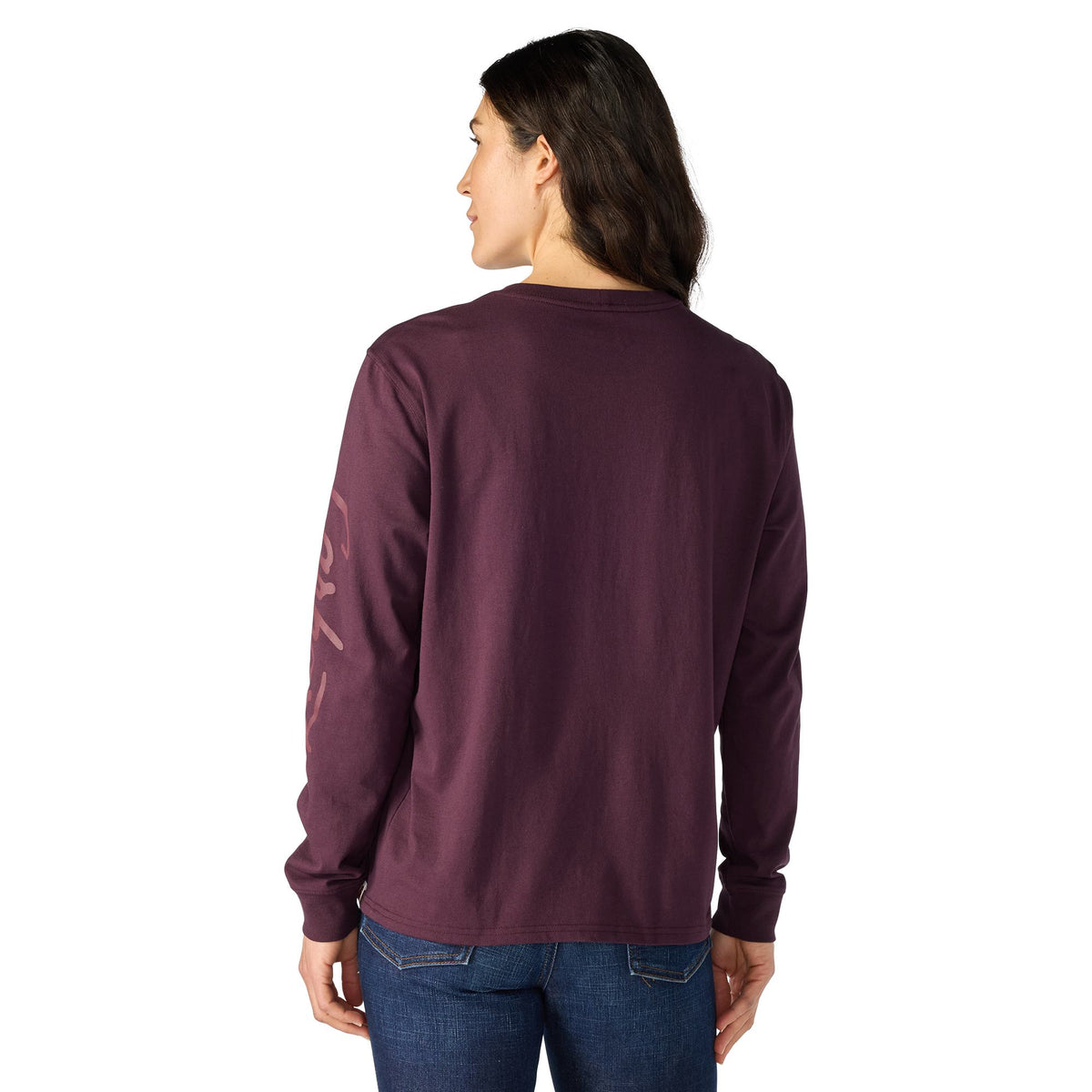Carhartt Women's Irvine Loose Fit Logo Script Long Sleeve T-Shirt
