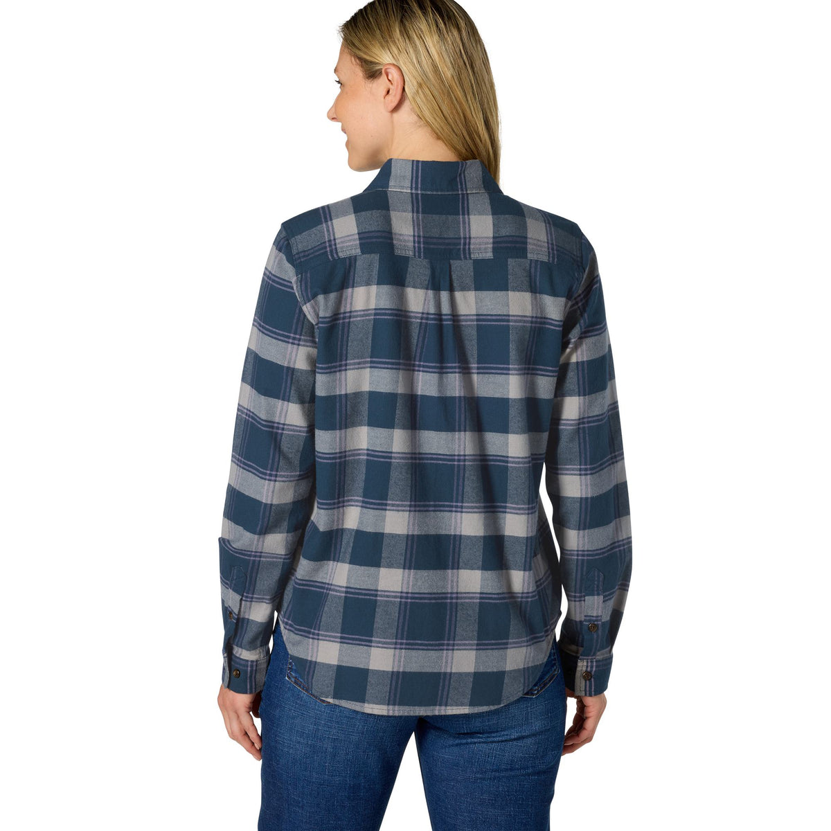 Carhartt Women's Hamilton Relaxed Fit Button-Up Plaid Long Sleeve Work Shirt Carhartt