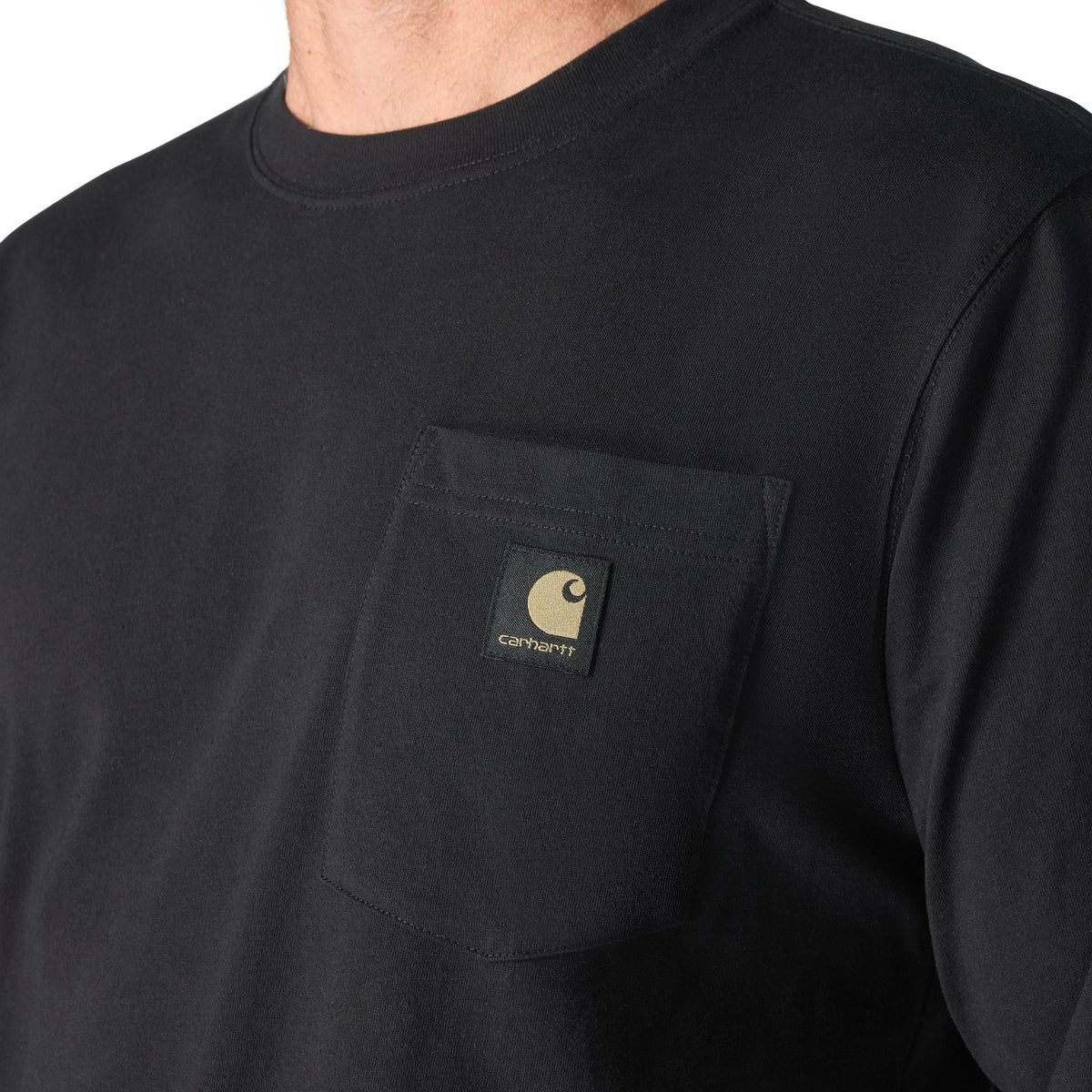 Carhartt Men's Irvine Camo Badge Graphic Relaxed Fit Long Sleeve T-Shirt