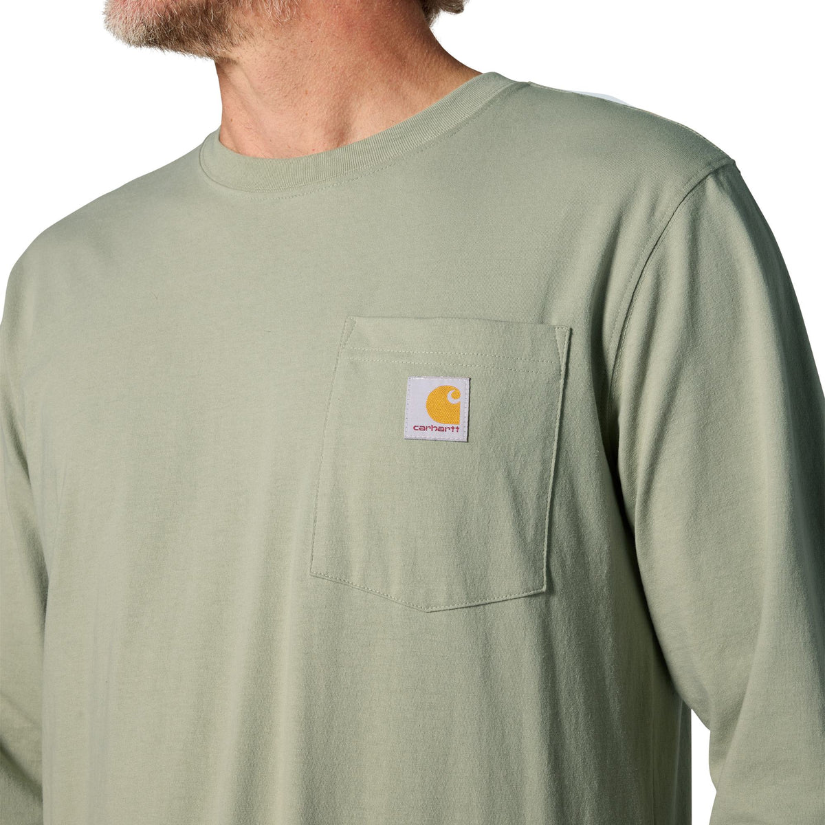 Carhartt Men's Irvine Tough C Graphic Relaxed Fit Pocket Long Sleeve T-Shirt Long Sleeve T-Shirts Carhartt