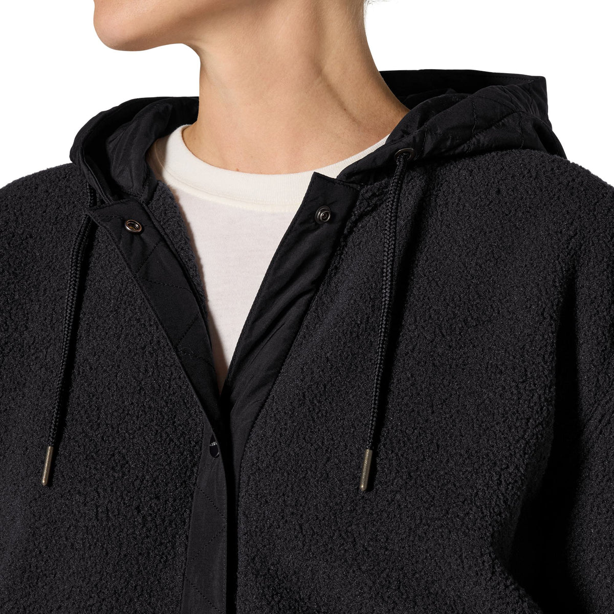 Carhartt Women's Highland Loose Fit Snap-Up Hooded Shirt Jac Sweatshirts & Hoodies Carhartt
