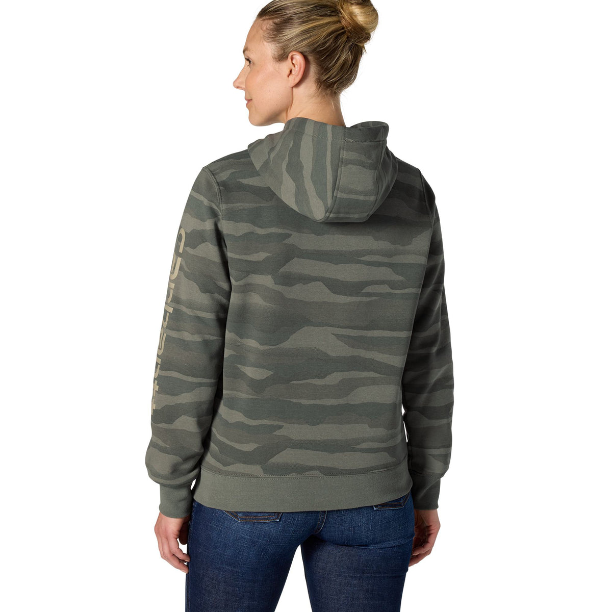 Carhartt Women's Marquette Landscape Camo Relaxed Fit Hoodie
