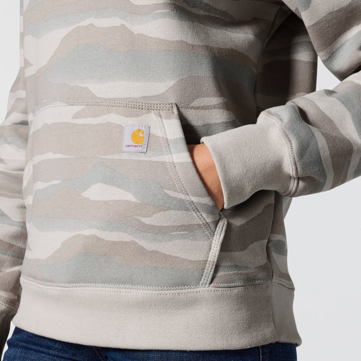 Carhartt Women's Marquette Landscape Camo Relaxed Fit Hoodie Sweatshirts & Hoodies Carhartt