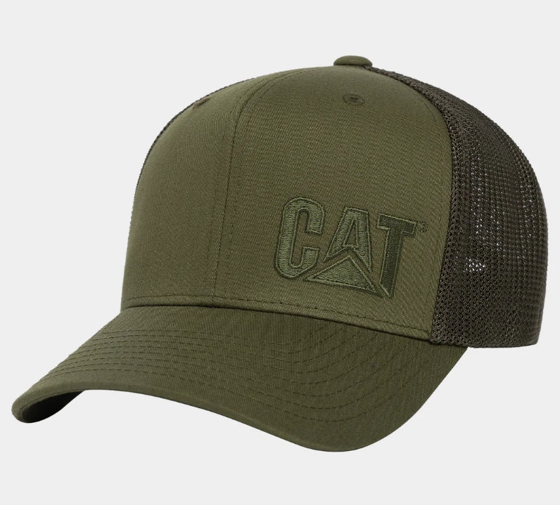 CAT Trademark Flexfit® Trucker Hat - Work World - Workwear, Work Boots, Safety Gear