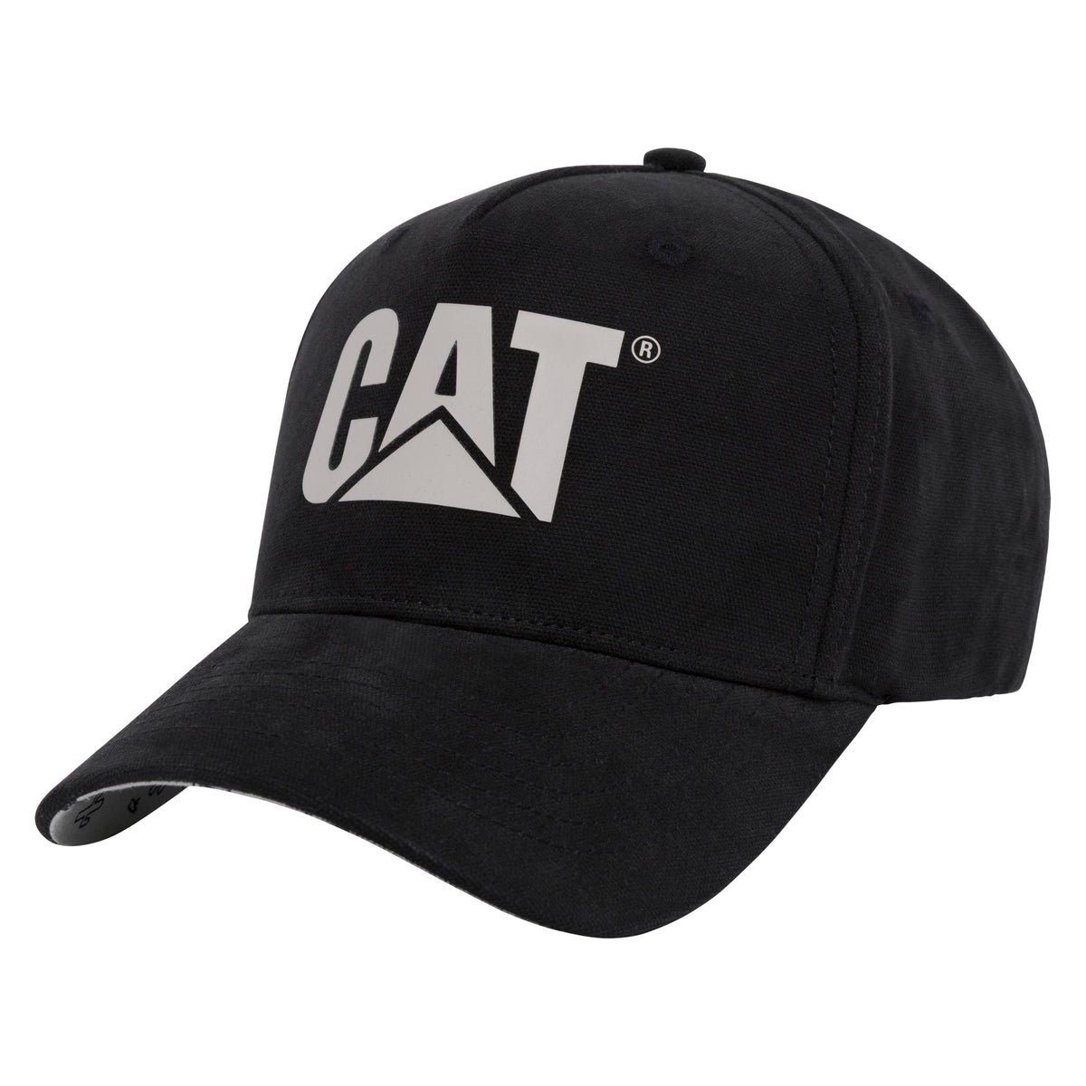 CAT Brushed Canvas Logo Design Mark Cap