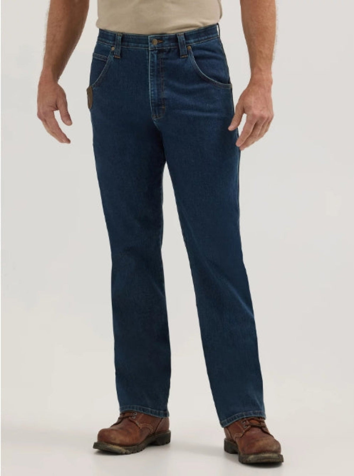 Wrangler RIGGS Men's Technical Relaxed Fit Straight Leg 6-Pocket Work Jean Pants Wrangler RIGGS Vintage Wash 30 30 Inseam