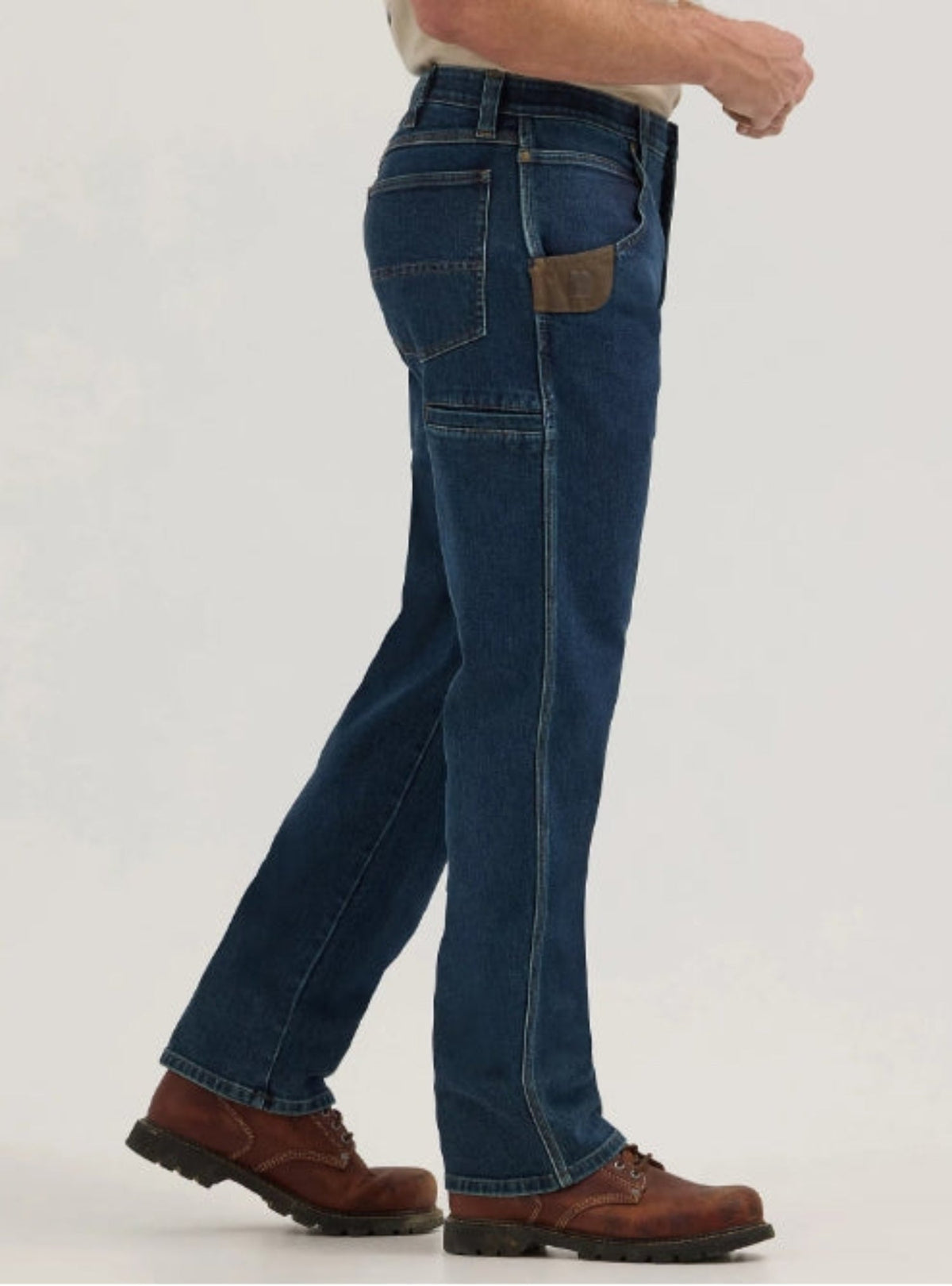 Wrangler RIGGS Men's Technical Relaxed Fit Straight Leg 6-Pocket Work Jean Pants Wrangler RIGGS